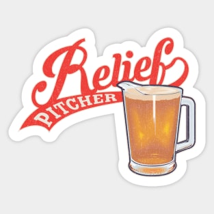 Relief Pitcher Sticker